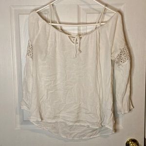 Active use white blouse top